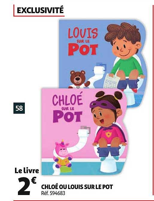 chloé ou louis sur le pot réf.594683
