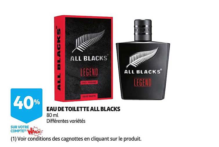 eau de toilette all blacks