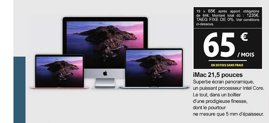 imac 21.5 pouces écran