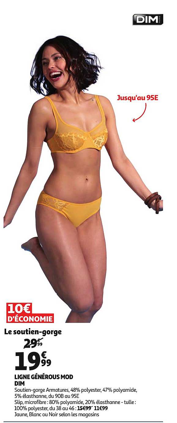 le soutien gorge ligne générous mod dim