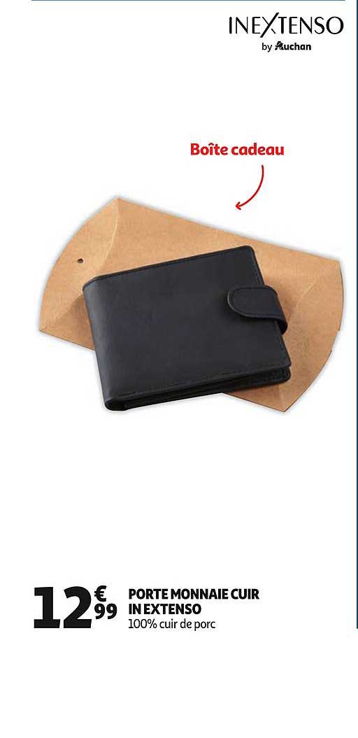 porte monnaie cuir in extenso