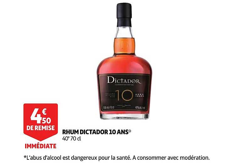 rhum dictador 10 ans