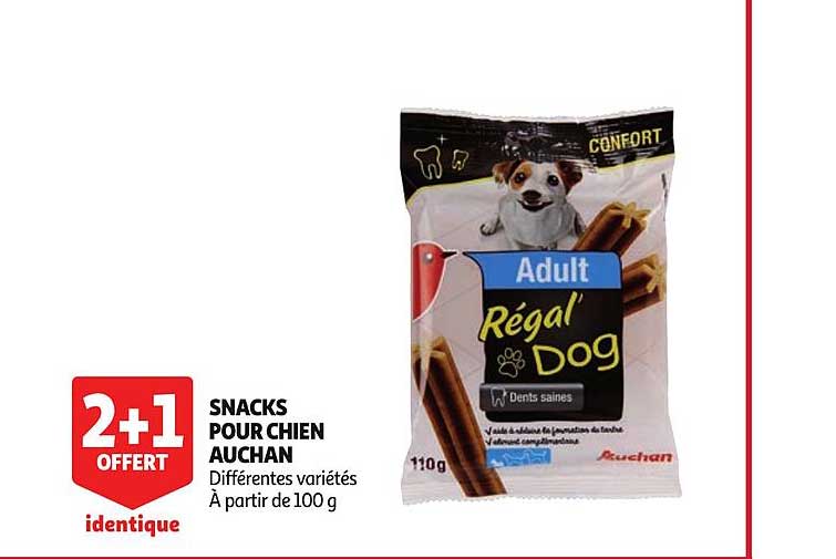 Snacks Pour Chien Auchan 2+1 Offert Identique