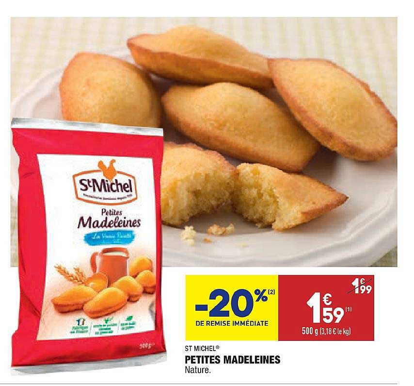 st michel petites madeleines nature