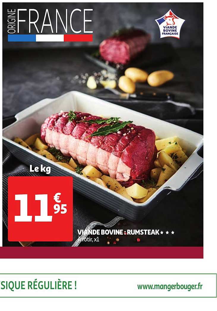 Viande Bovine Rumsteak à Rôtir