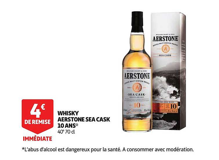 whisky aerstone sea cask 10 ans