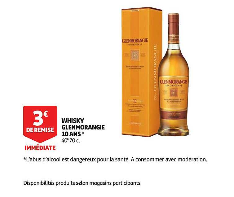 whisky glenmorangie 10 ans