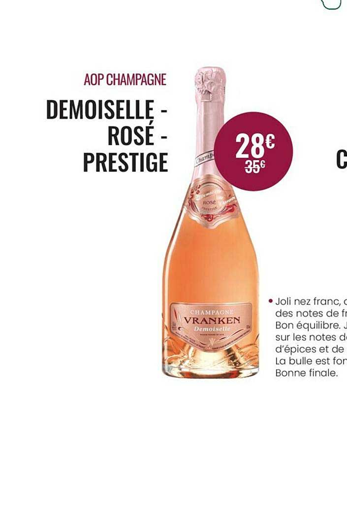 Aop Champagne Demoiselle Rosé Prestige