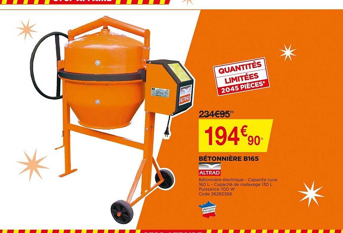 bétonnière b165