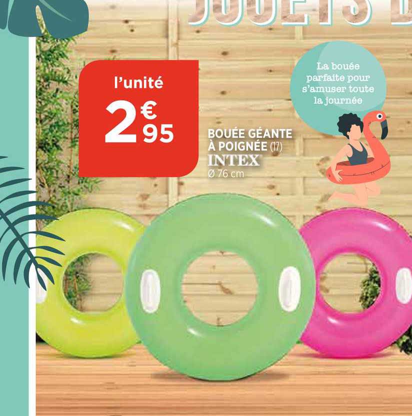 Bouée Géante à Poignée Intex
