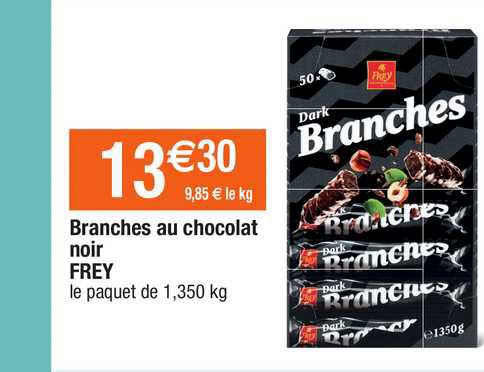 Branches Au Chocolat Noir Frey
