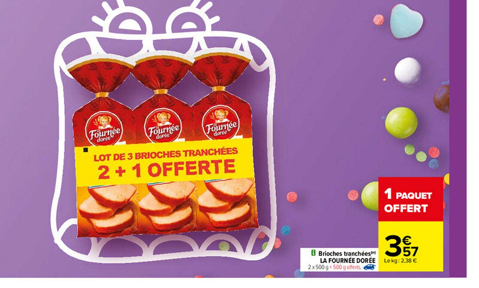 brioches tranchées la fournée dorée