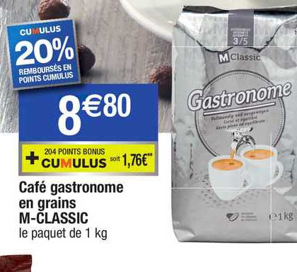 café gastronome en grains m-classic
