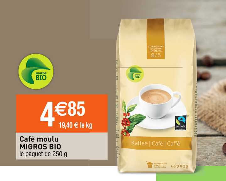 café moulu migros bio