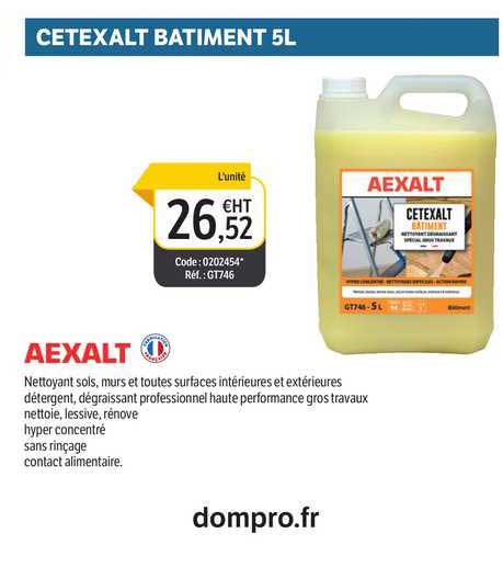 cetexalt batiment 5l