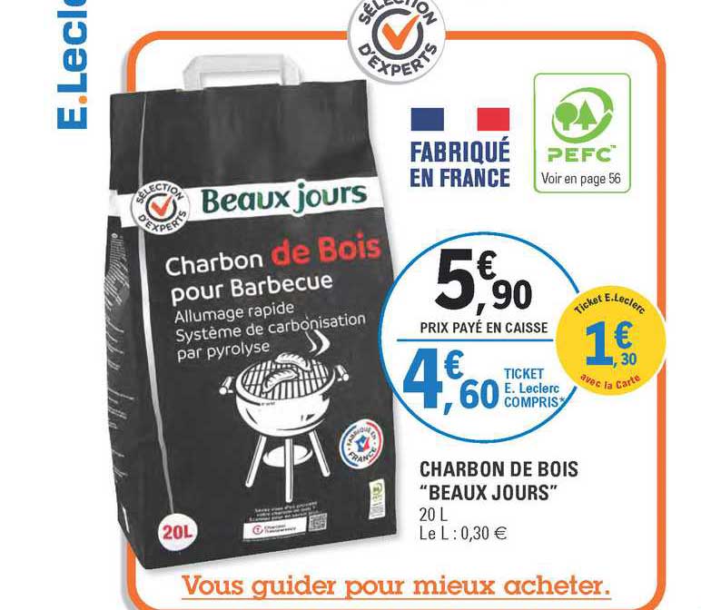 charbon de bois "beaux jours"