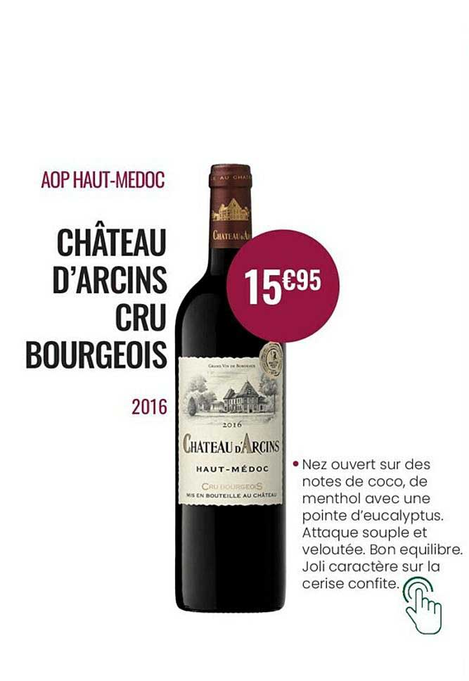 château d'arcins cru bourgeois