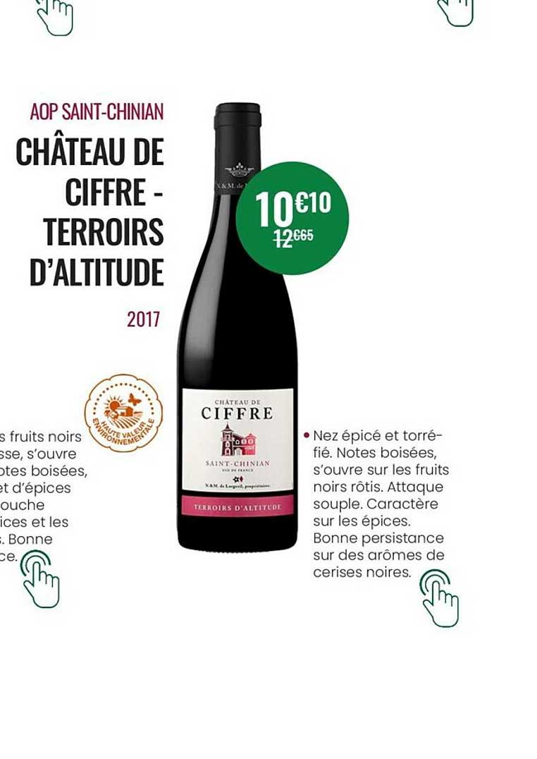 château de ciffre terroirs d'altitude