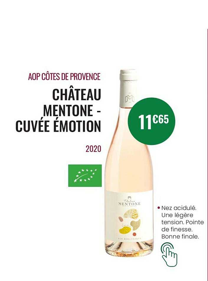 château mentone cuvée émotion