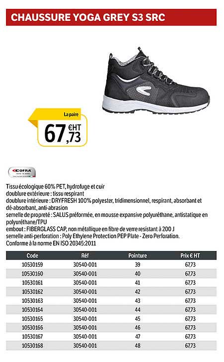 chaussure yoga grey s3 src