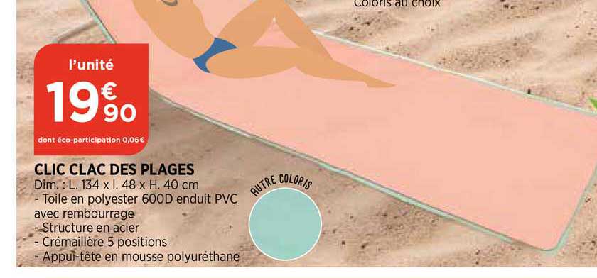 clic clac des plages