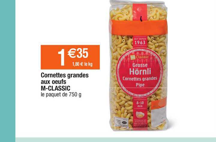 cornettes grandes aux oeufs m-classic
