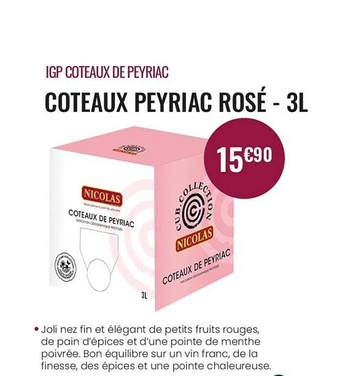 Coteaux Peyiac Rosé - 3l