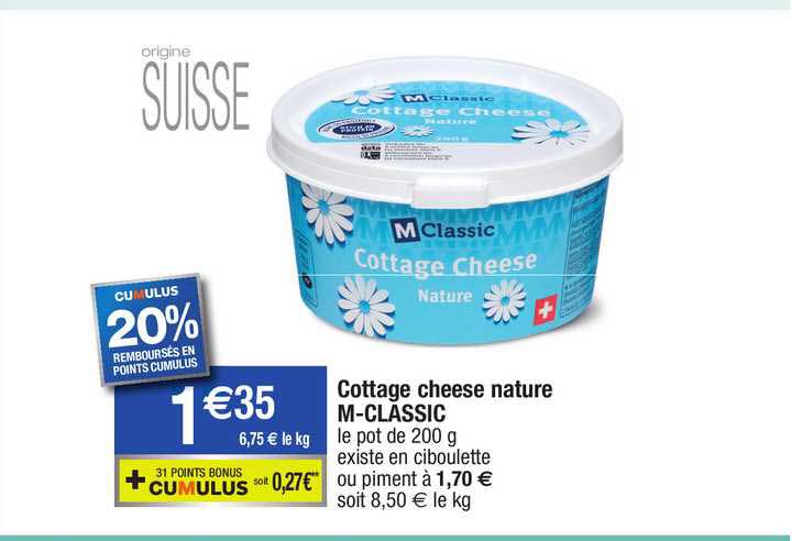 cottage cheese nature m-classic