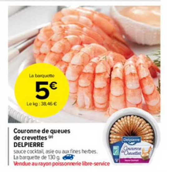 Couronne De Queues De Crevettes Delpierre