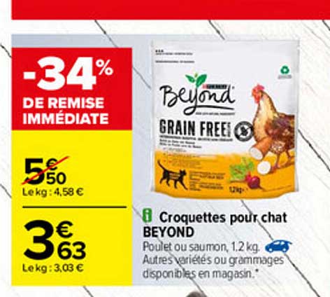 croquettes pour chat beyond