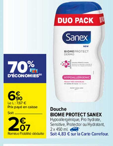 Douche Biome Protect Sanex