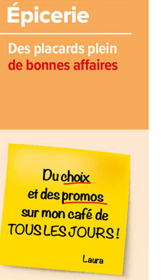 du choix et des promos sur mon café de tous les jours!