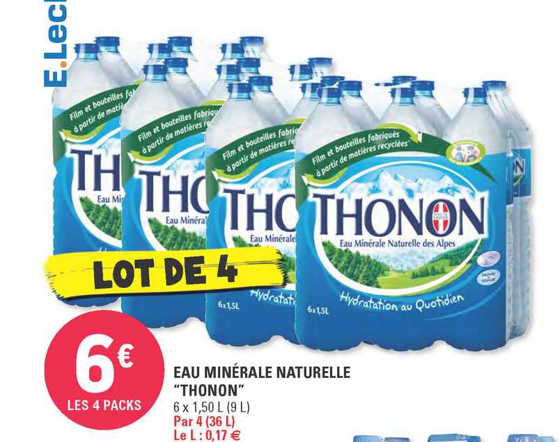 Eau Minérale Naturelle Thonon