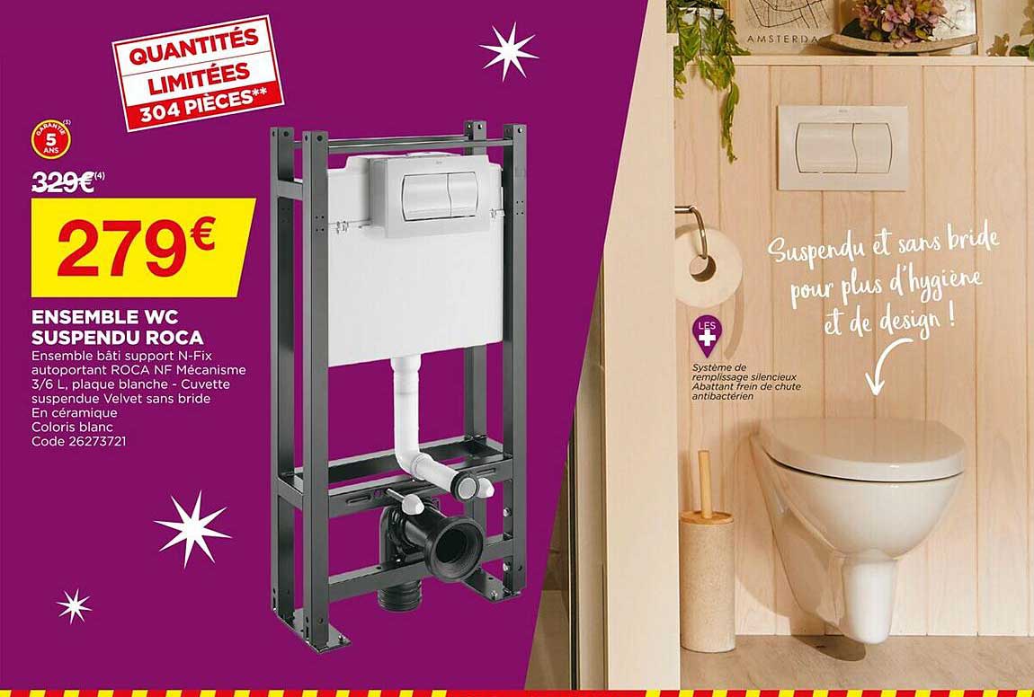Ensemble Wc Suspendu Roca