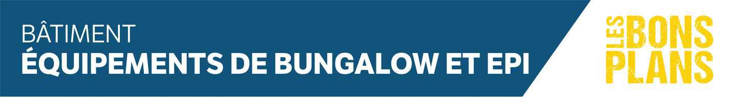 équipements de bungalow et epi