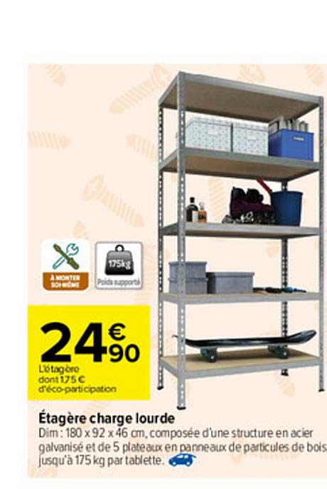 étagère charge lourde