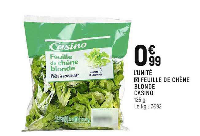 Feuille De Chêne Blonde Casino