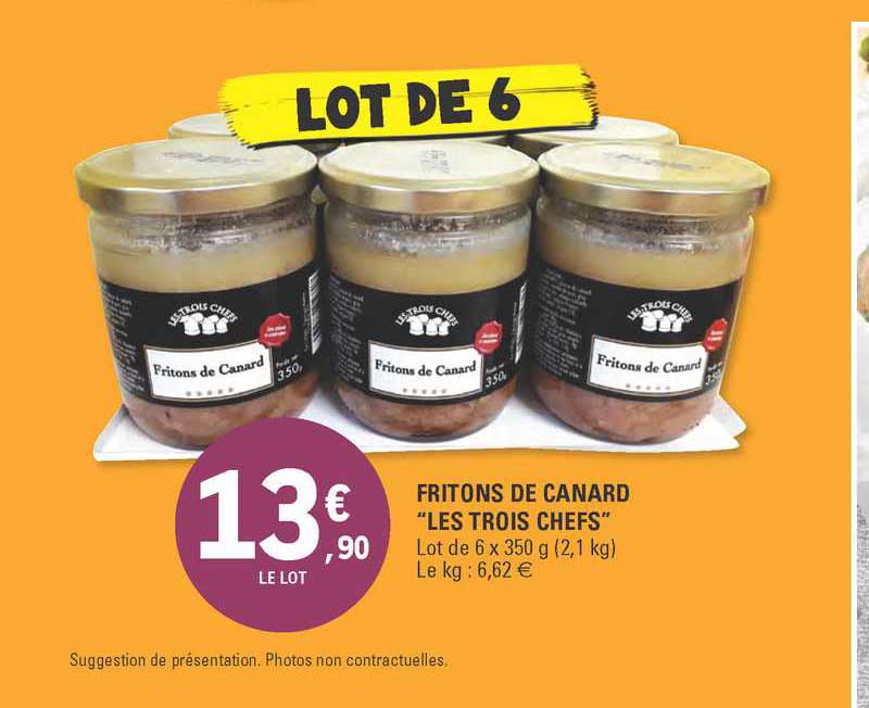 fritons de canard les trois chefs