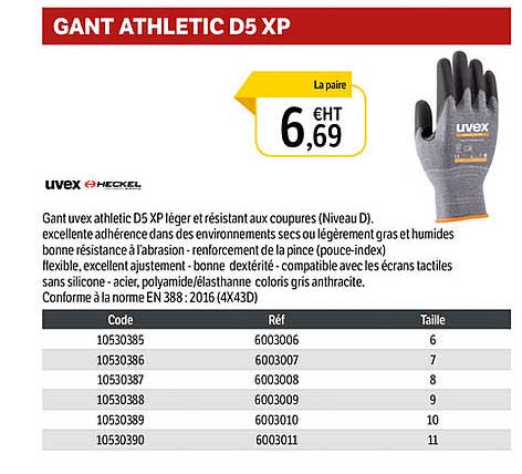 gant athletic d5 xp