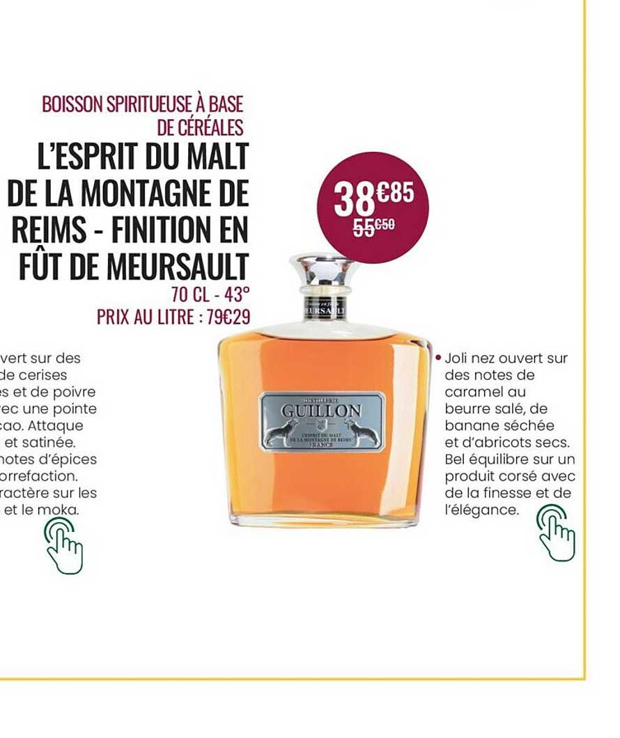 l'espirit du malt de la montagne de reims - finition en fut de meursault