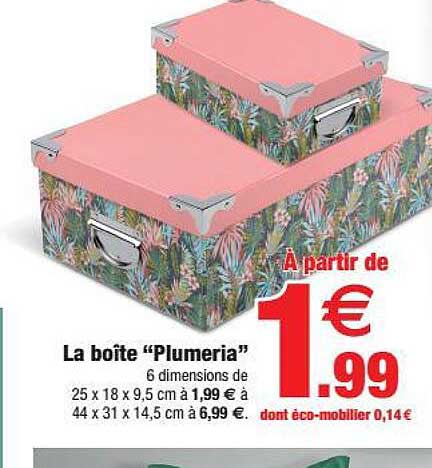 la boîte "plumeria"