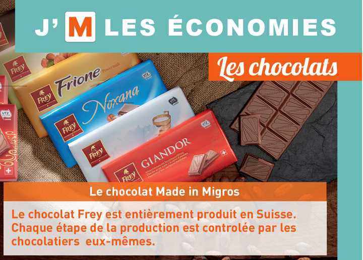 le chocolat made in migros