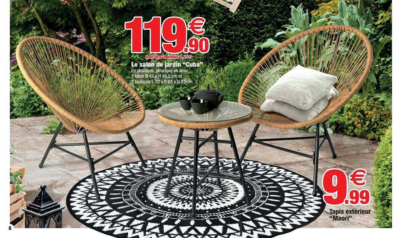 Le Salon De Jardin "cuba"