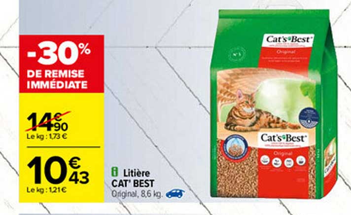 Litière Cat' Best