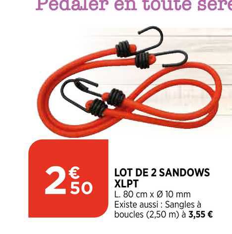 lot de 2 sandows xlpt