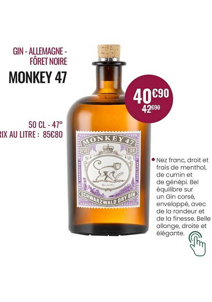 monkey 37 gin - allemagne foret noire