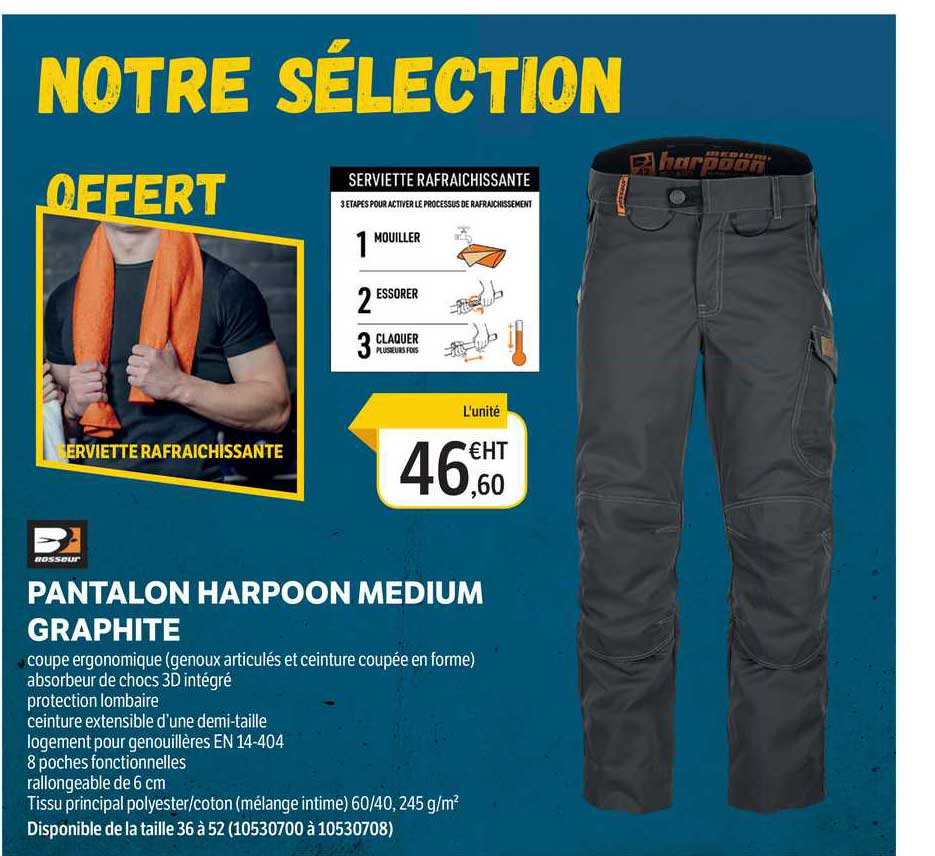 pantalon harpoon medium graphite