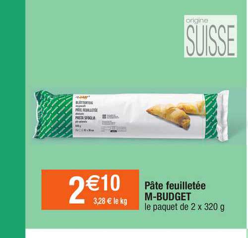 Pâte Feuilletée M-budget