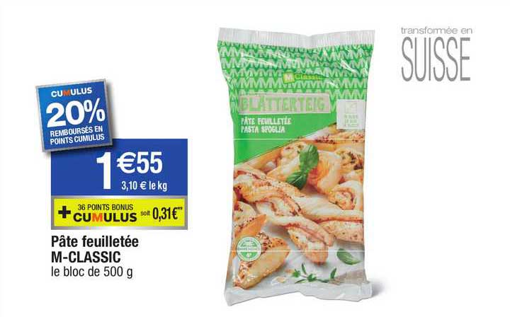 pâte feuilletée m-classic