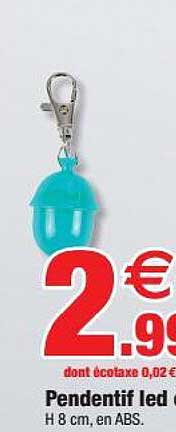pendentif led